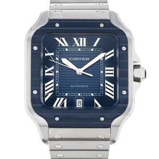 Cartier Santos De Cartier Blue Dial Large WSSA0048