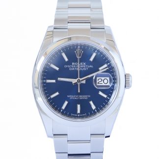 Rolex Datejust 36 126200 Oyster Blue Dial Fullset 2021