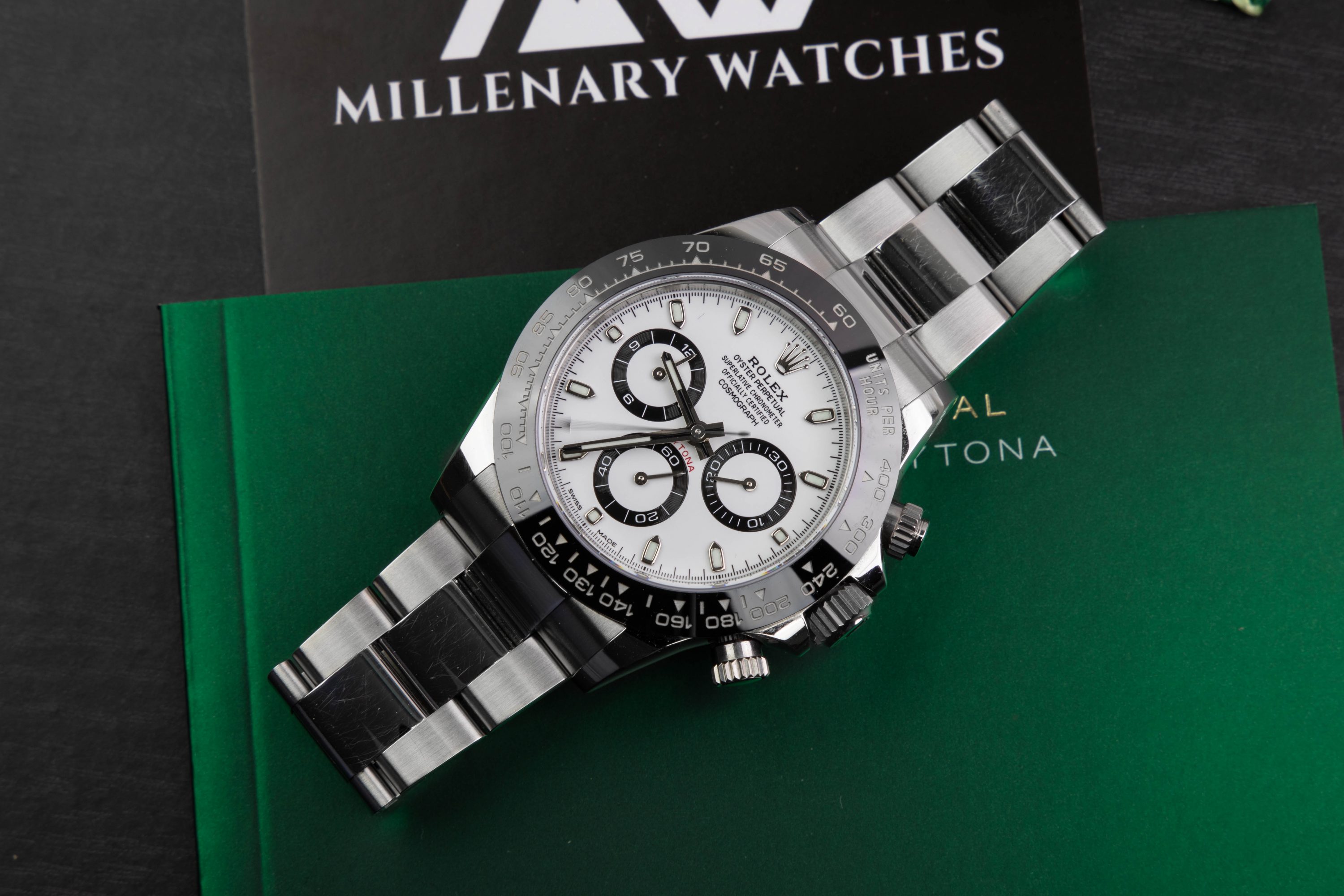 Rolex Daytona Ceramic 116500 White Dial Millenary Watches