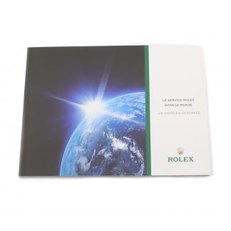 rolex service book