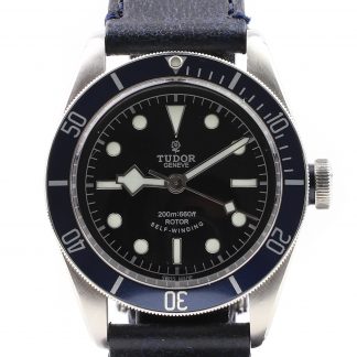 Tudor Heritage Black Bay 79220B Leather 2014