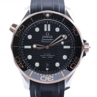 Omega Seamaster Diver 300M Sedna Gold Rubber New 2020