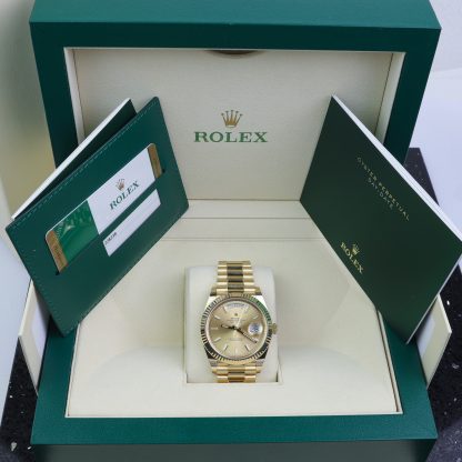 Rolex Day-Date 40 228238 Champagne Dial Fullset 2016