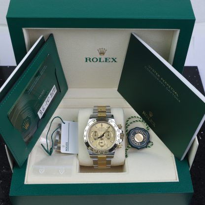 Rolex Daytona Two-Tone Champagne Dial 116503 Fullset 2021