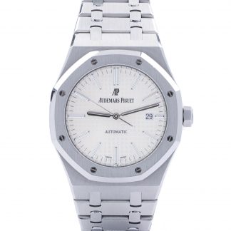 Audemars Piguet Royal Oak White Dial 15400ST Fullset 2015