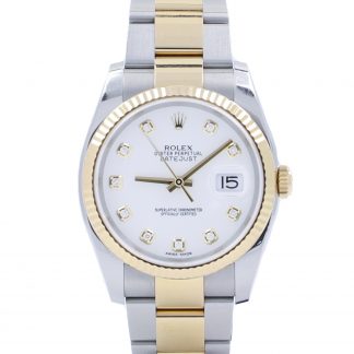 Rolex Datejust 36 116233 White Diamond Dial