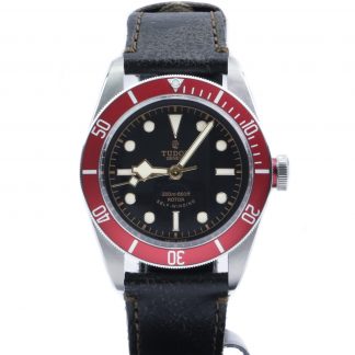 Tudor Heritage Black Bay ETA Red 79220R Leather NOS 2020