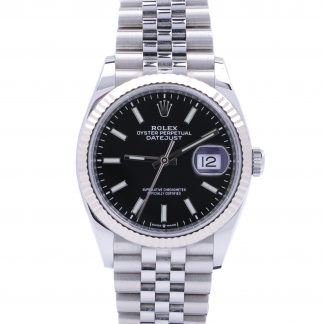 Rolex Datejust 36mm Jubilee Black Dial 126234 2020