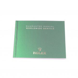 Rolex Warranty Booklet - Guarantee Manual Worldwide Service