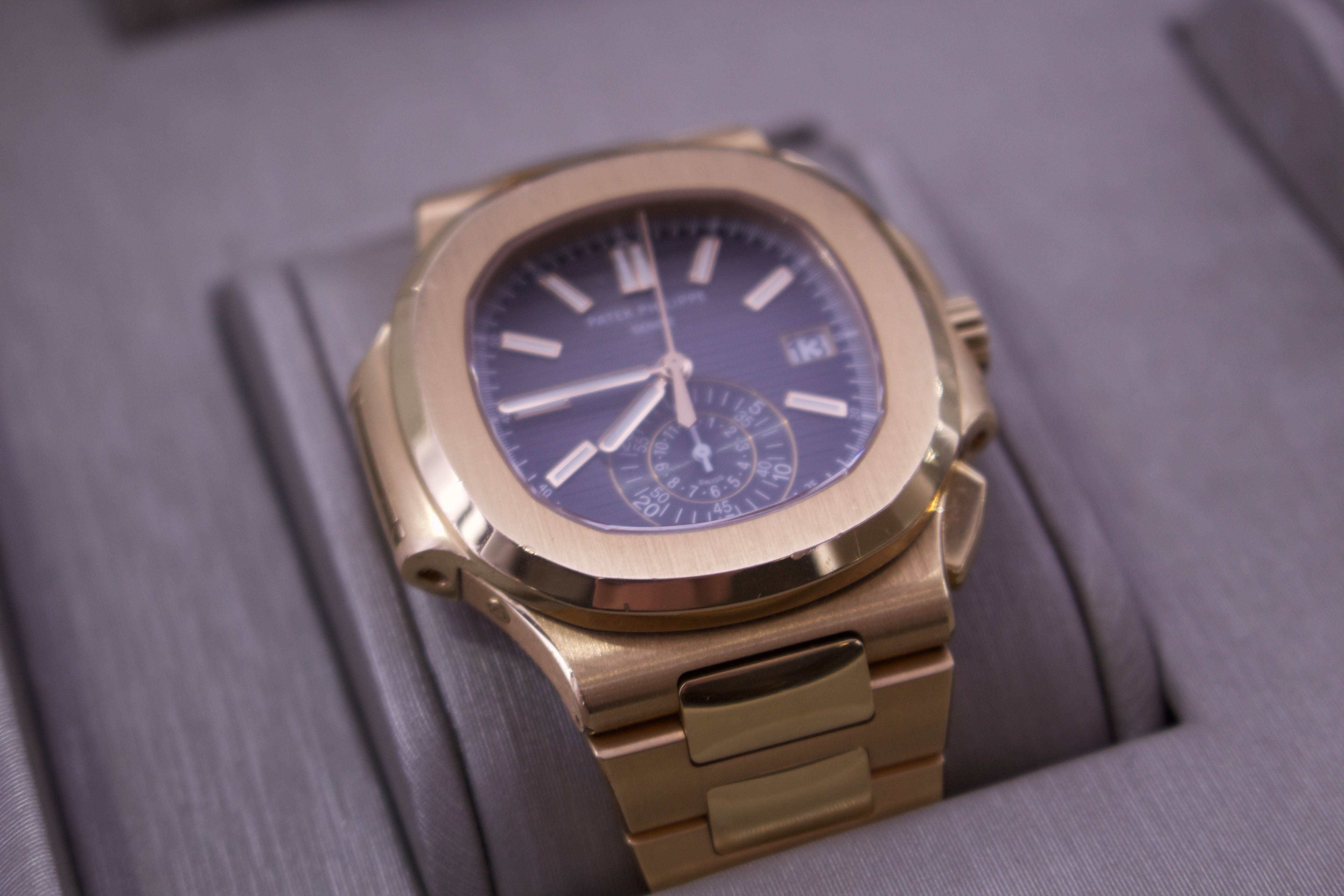 Patek Philippe Nautilus yellow gold