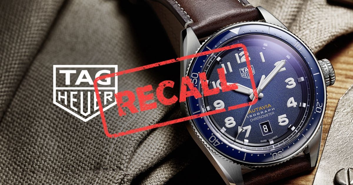 Tag Heuer Isograph recall